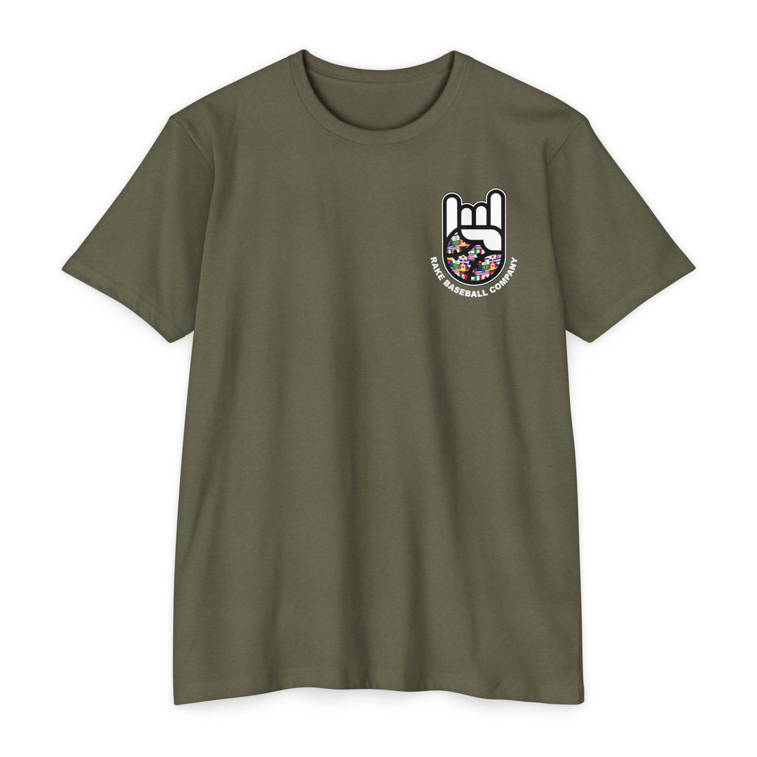 Rake Baseball Company WBC Edition Tee - Rake Baseball Company - RAKE BASEBALL | BASEBALL T-SHIRT | BASEBALL CLOTHING | GOOD VIBES ONLY