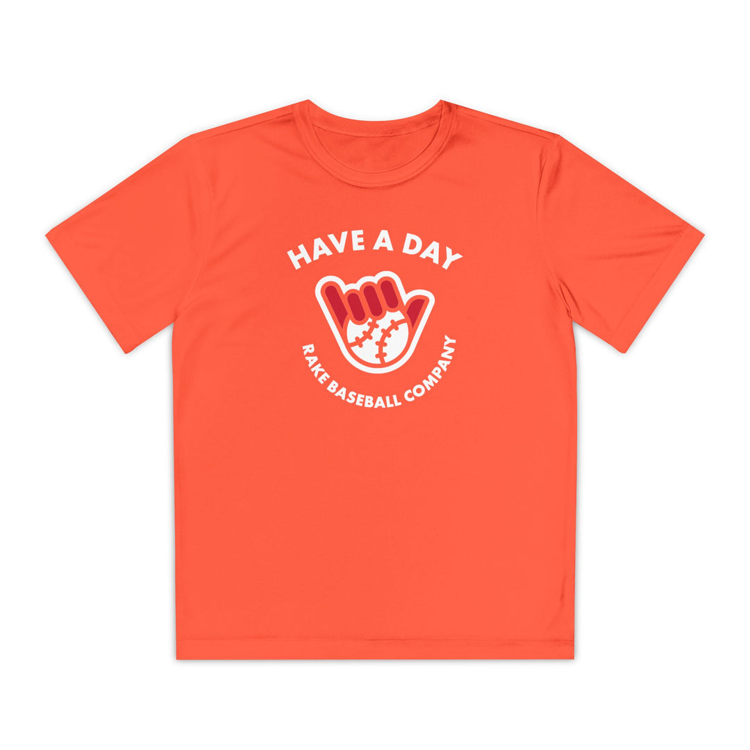 Kids Have A Day Dry Fit Tee - Rake Baseball Company - RAKE BASEBALL | BASEBALL T-SHIRT | BASEBALL CLOTHING | GOOD VIBES ONLY
