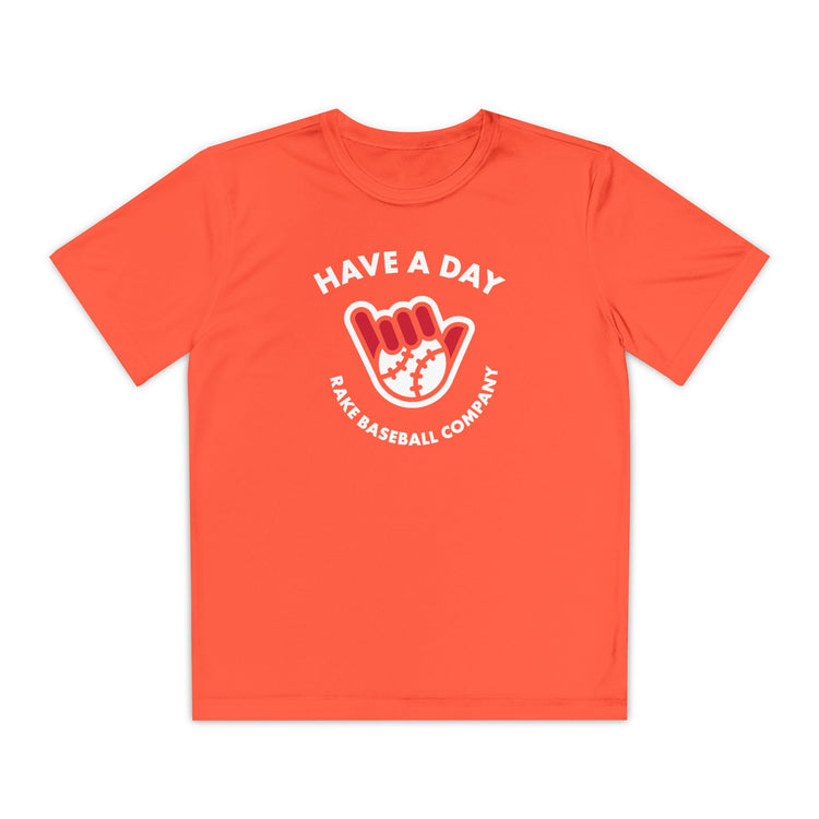 Kids Have A Day Dry Fit Tee - Rake Baseball Company - RAKE BASEBALL | BASEBALL T-SHIRT | BASEBALL CLOTHING | GOOD VIBES ONLY