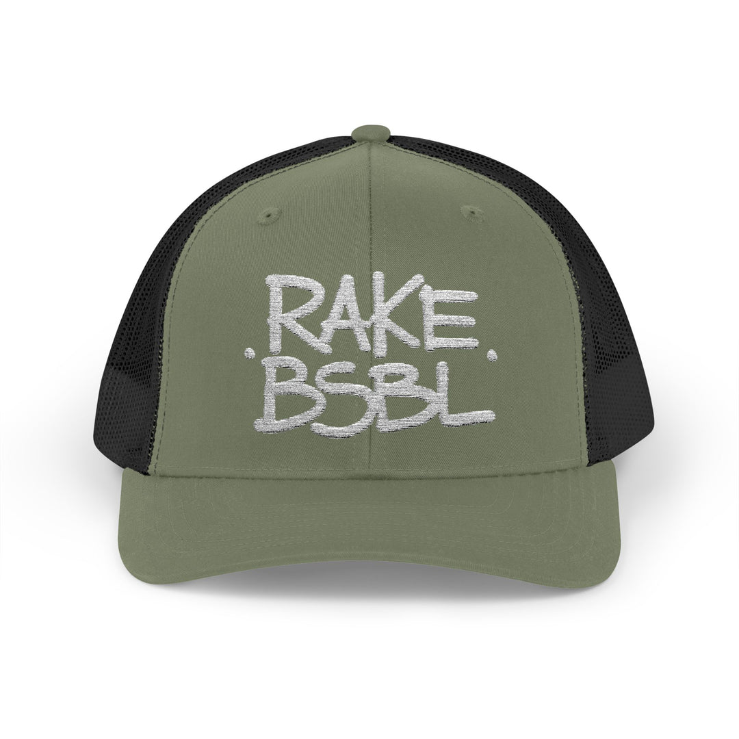 Rake BSBL Snapback Trucker Cap