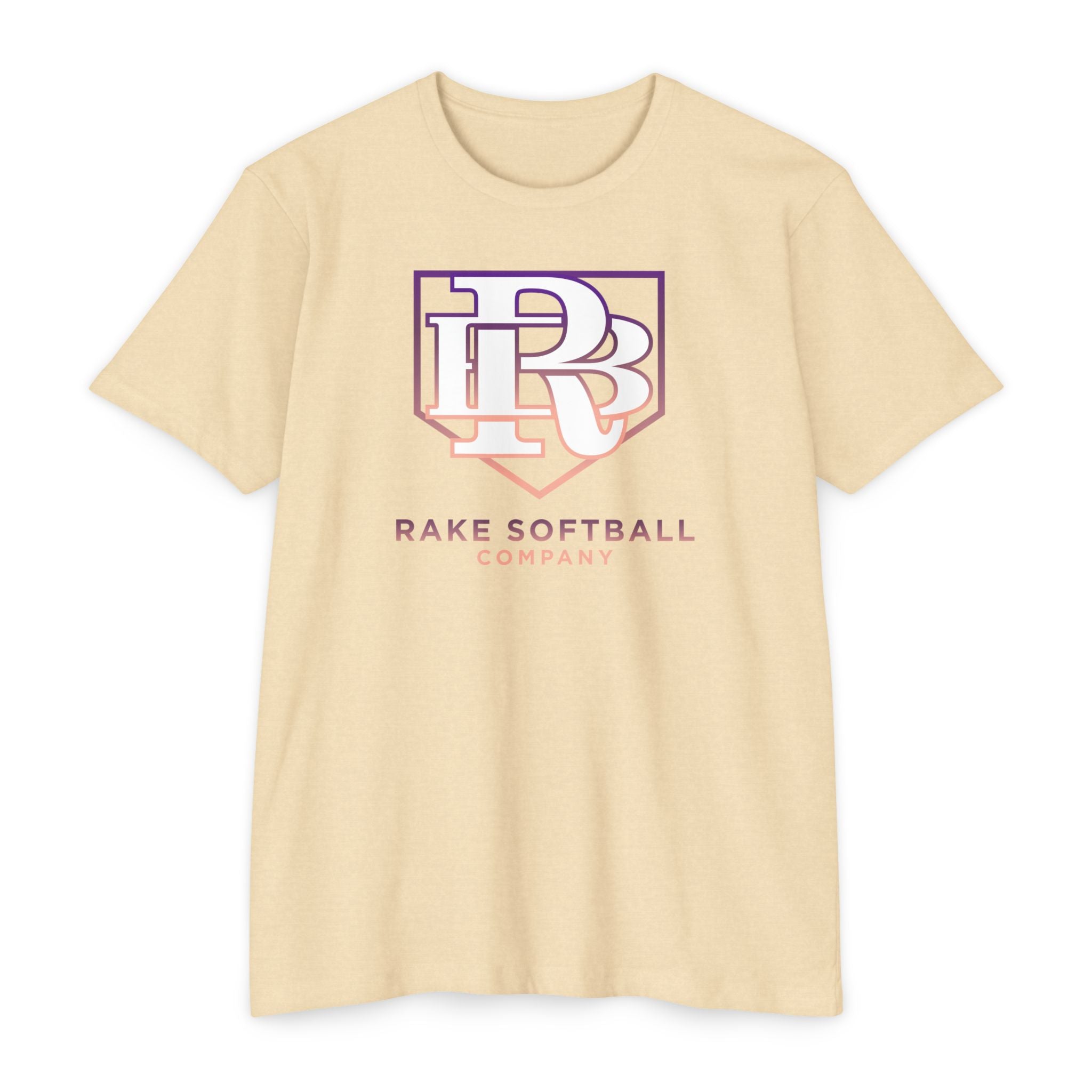 RB Homeplate Softball Tee - Rake Baseball Company - RAKE BASEBALL | BASEBALL T-SHIRT | BASEBALL CLOTHING | GOOD VIBES ONLY