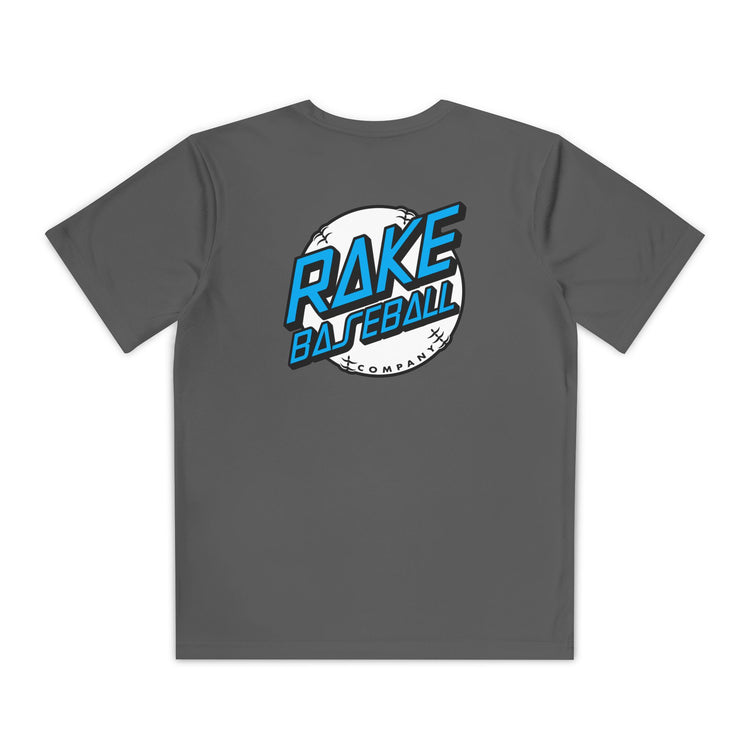 Kids Rake Dot Dry Fit Tee - Rake Baseball Company - RAKE BASEBALL | BASEBALL T-SHIRT | BASEBALL CLOTHING | GOOD VIBES ONLY