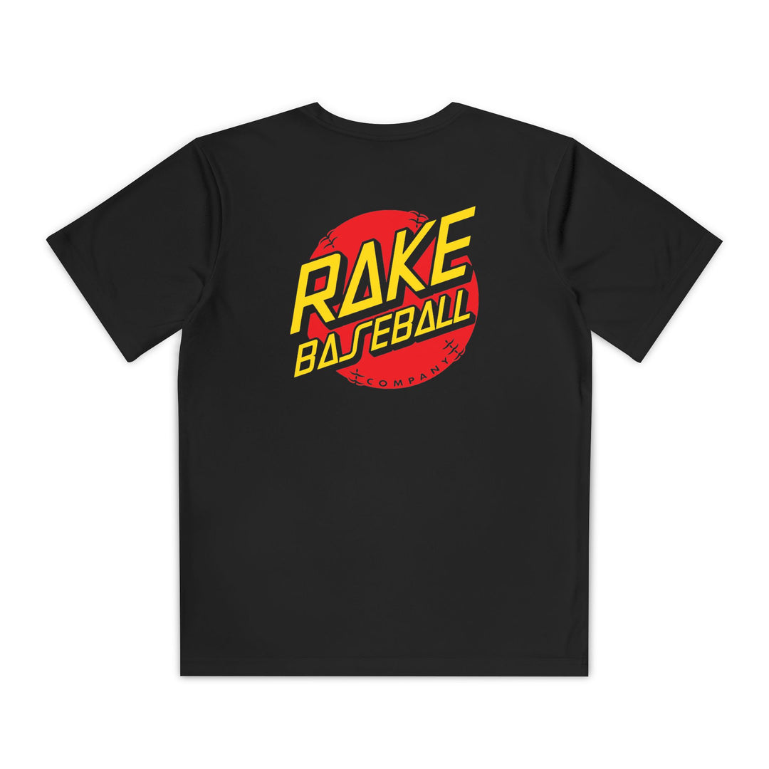 Kids Rake Dot Dry Fit Tee - Rake Baseball Company - RAKE BASEBALL | BASEBALL T-SHIRT | BASEBALL CLOTHING | GOOD VIBES ONLY