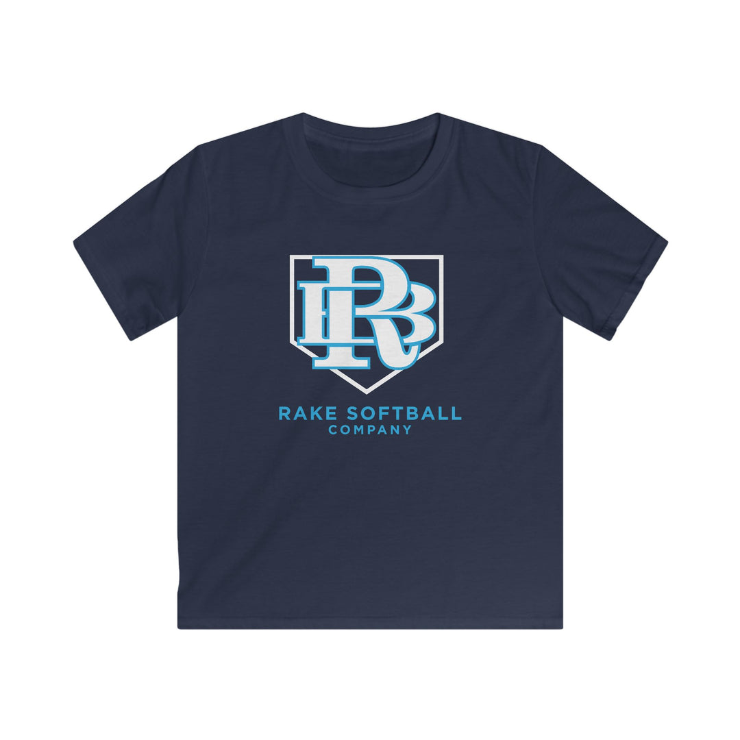 Kids RB Homeplate Softball Tee - Rake Baseball Company - RAKE BASEBALL | BASEBALL T-SHIRT | BASEBALL CLOTHING | GOOD VIBES ONLY
