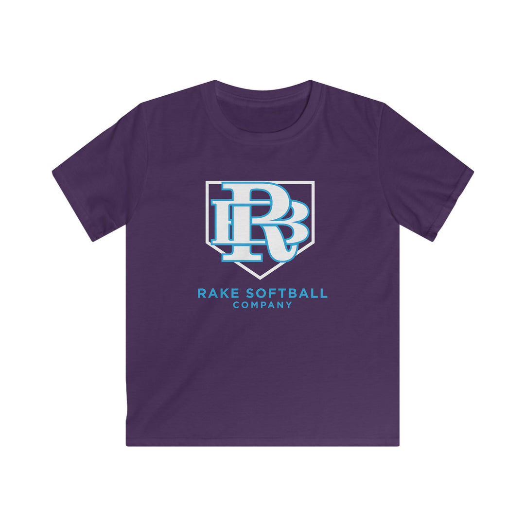 Kids RB Homeplate Softball Tee - Rake Baseball Company - RAKE BASEBALL | BASEBALL T-SHIRT | BASEBALL CLOTHING | GOOD VIBES ONLY