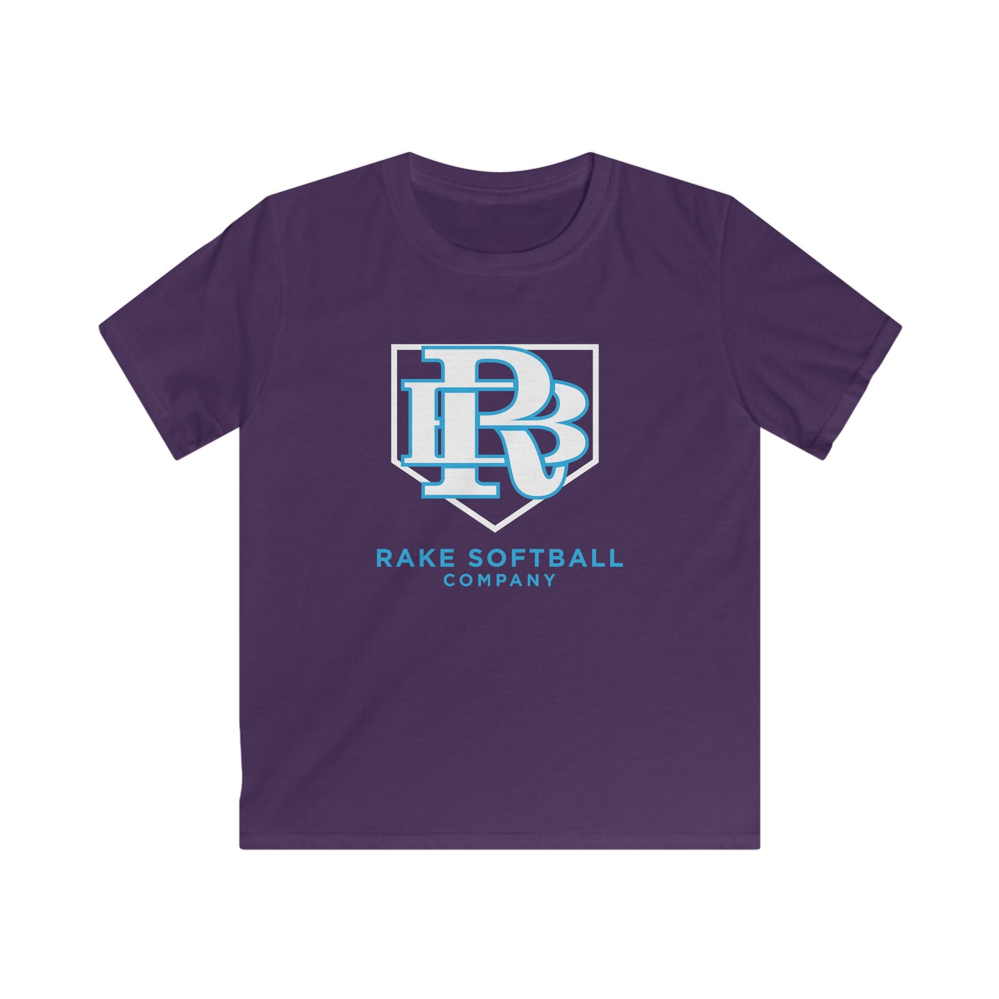 Kids RB Homeplate Softball Tee - Rake Baseball Company - RAKE BASEBALL | BASEBALL T-SHIRT | BASEBALL CLOTHING | GOOD VIBES ONLY