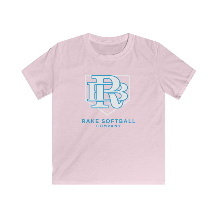 Kids RB Homeplate Softball Tee - Rake Baseball Company - RAKE BASEBALL | BASEBALL T-SHIRT | BASEBALL CLOTHING | GOOD VIBES ONLY
