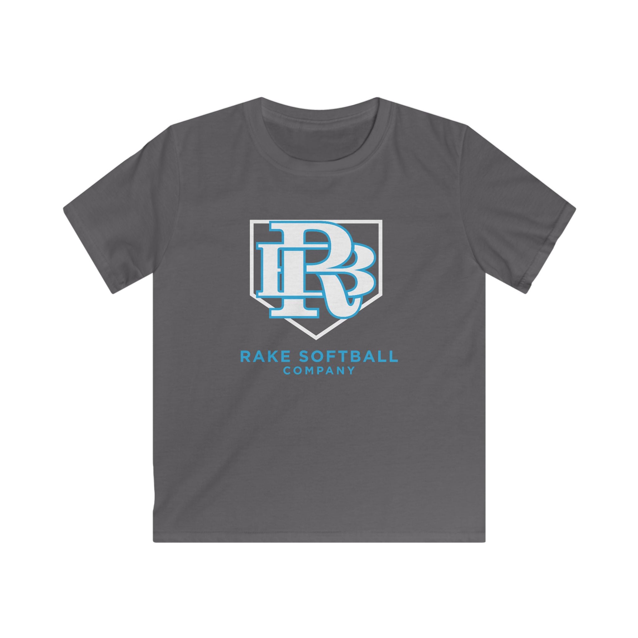 Kids RB Homeplate Softball Tee - Rake Baseball Company - RAKE BASEBALL | BASEBALL T-SHIRT | BASEBALL CLOTHING | GOOD VIBES ONLY