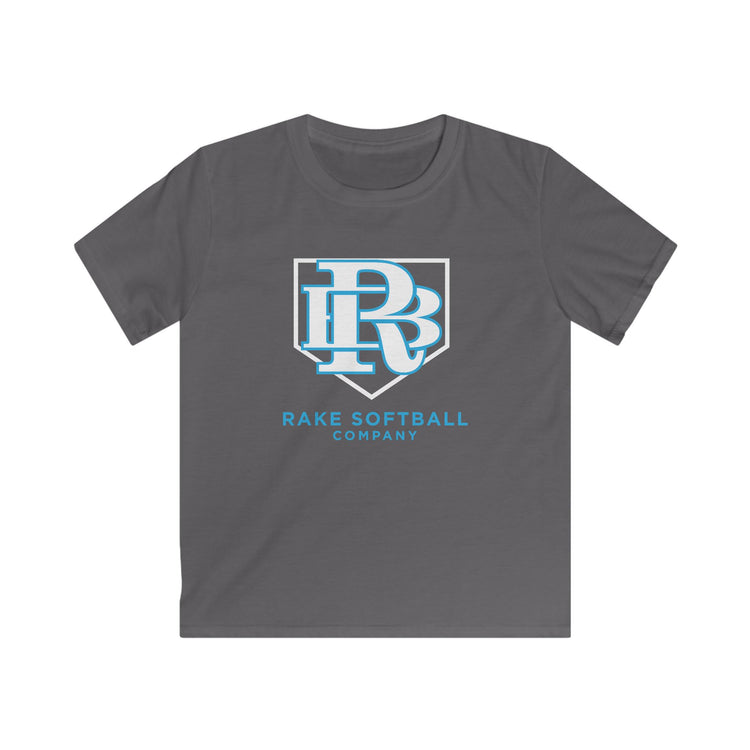 Kids RB Homeplate Softball Tee - Rake Baseball Company - RAKE BASEBALL | BASEBALL T-SHIRT | BASEBALL CLOTHING | GOOD VIBES ONLY