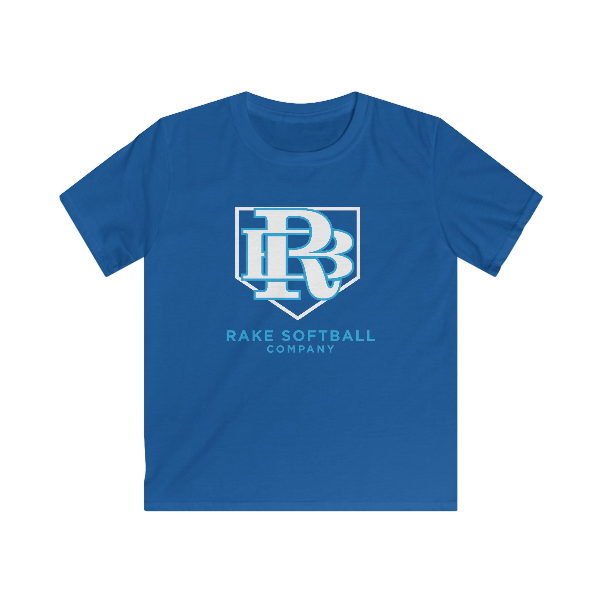 Kids RB Homeplate Softball Tee - Rake Baseball Company - RAKE BASEBALL | BASEBALL T-SHIRT | BASEBALL CLOTHING | GOOD VIBES ONLY