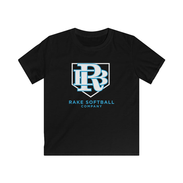 Kids RB Homeplate Softball Tee - Rake Baseball Company - RAKE BASEBALL | BASEBALL T-SHIRT | BASEBALL CLOTHING | GOOD VIBES ONLY