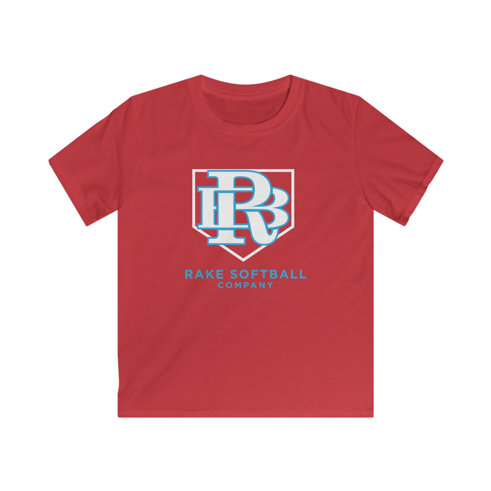 Kids RB Homeplate Softball Tee - Rake Baseball Company - RAKE BASEBALL | BASEBALL T-SHIRT | BASEBALL CLOTHING | GOOD VIBES ONLY