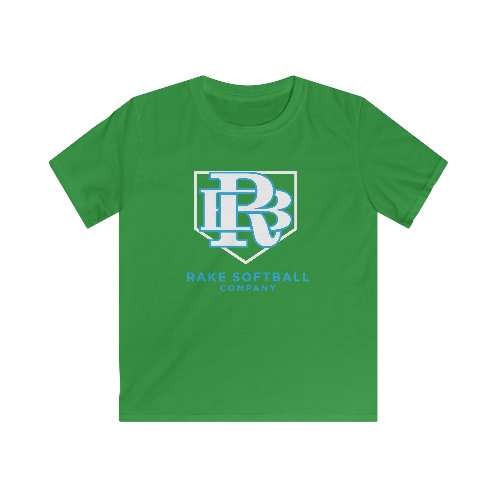 Kids RB Homeplate Softball Tee - Rake Baseball Company - RAKE BASEBALL | BASEBALL T-SHIRT | BASEBALL CLOTHING | GOOD VIBES ONLY