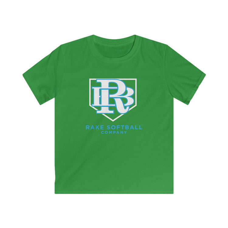 Kids RB Homeplate Softball Tee - Rake Baseball Company - RAKE BASEBALL | BASEBALL T-SHIRT | BASEBALL CLOTHING | GOOD VIBES ONLY
