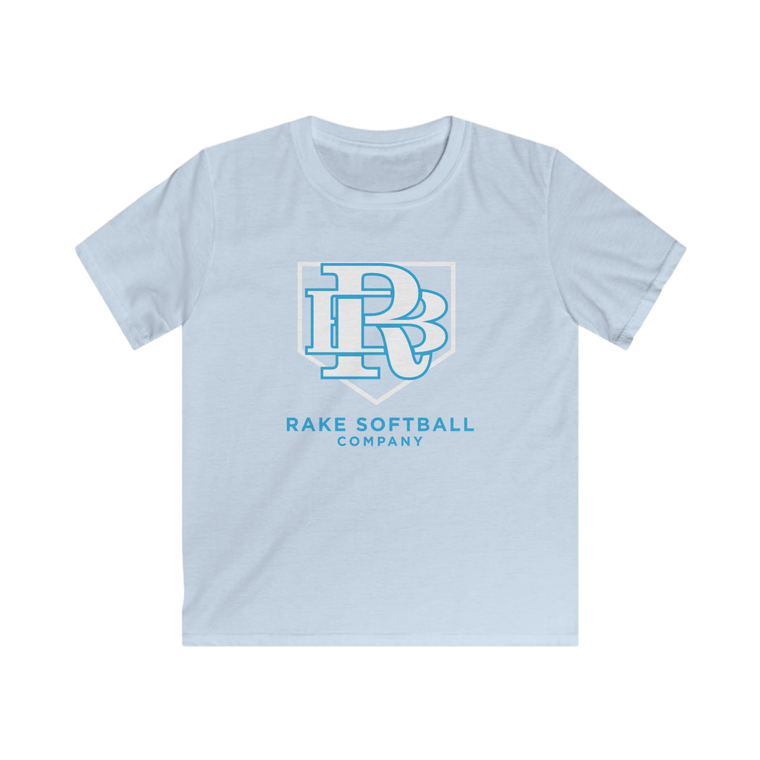 Kids RB Homeplate Softball Tee - Rake Baseball Company - RAKE BASEBALL | BASEBALL T-SHIRT | BASEBALL CLOTHING | GOOD VIBES ONLY