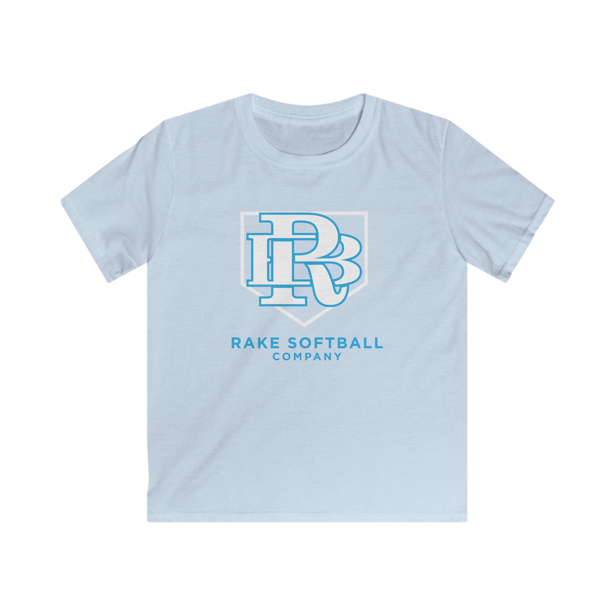 Kids RB Homeplate Softball Tee - Rake Baseball Company - RAKE BASEBALL | BASEBALL T-SHIRT | BASEBALL CLOTHING | GOOD VIBES ONLY