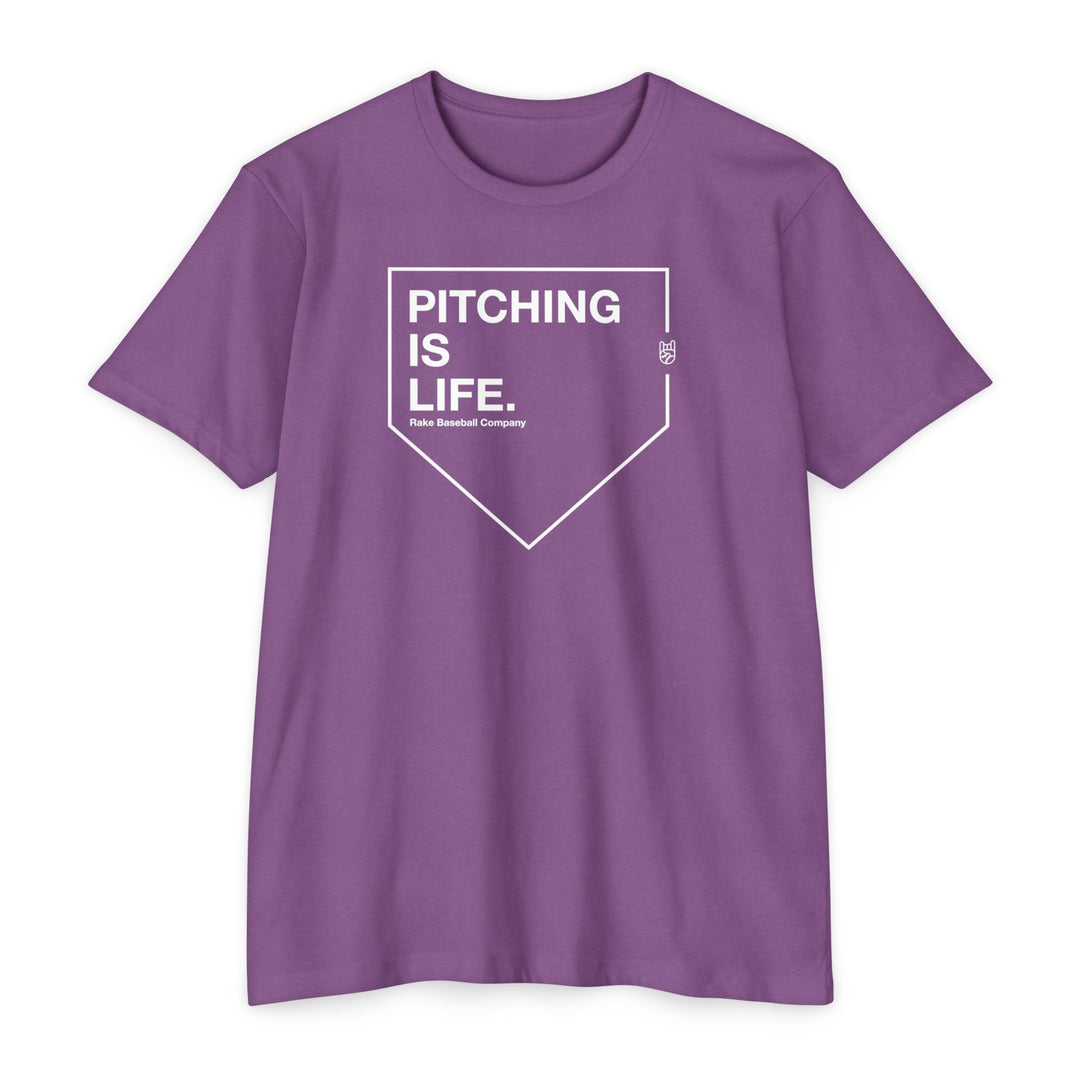 Pitching is Life Baseball Tee