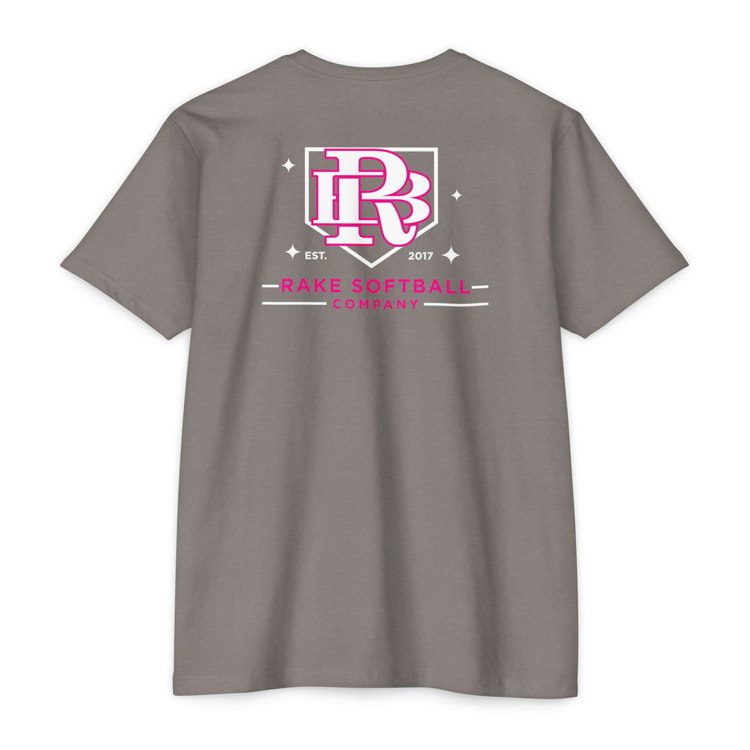 RB Homeplate Softball Tee - Rake Baseball Company - RAKE BASEBALL | BASEBALL T-SHIRT | BASEBALL CLOTHING | GOOD VIBES ONLY