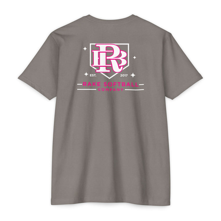 RB Homeplate Softball Tee - Rake Baseball Company - RAKE BASEBALL | BASEBALL T-SHIRT | BASEBALL CLOTHING | GOOD VIBES ONLY