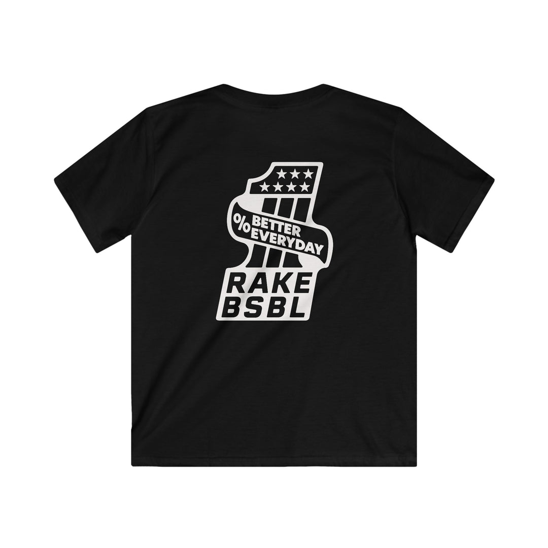 Kids Rake One Percent Better Tee
