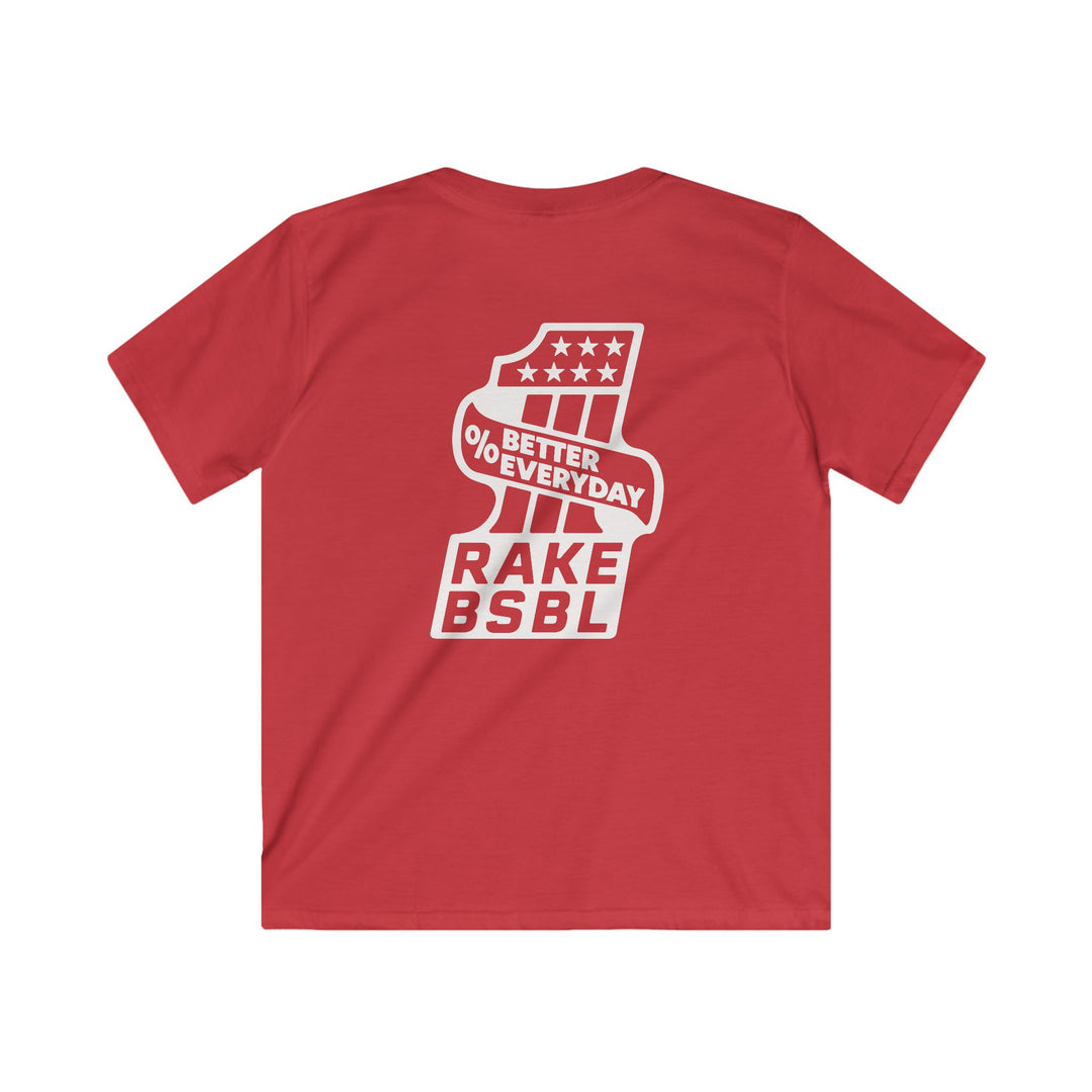 Kids Rake One Percent Better Tee