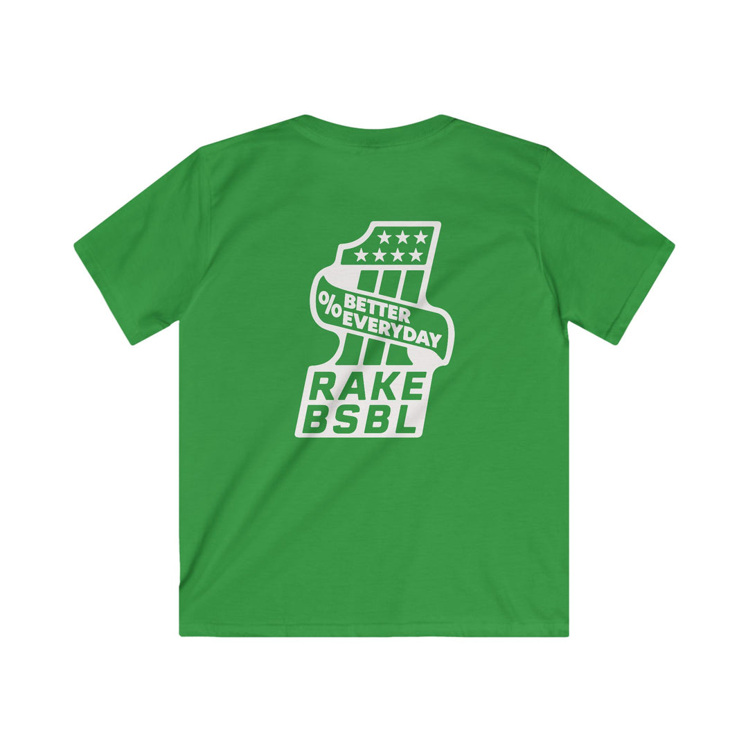 Kids Rake One Percent Better Tee
