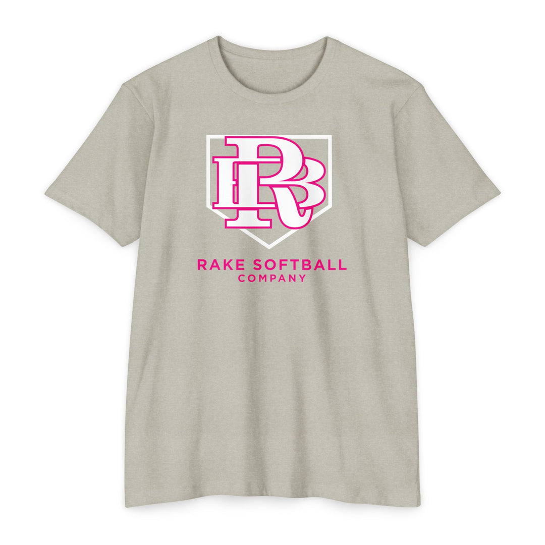 RB Homeplate Softball Tee - Rake Baseball Company - RAKE BASEBALL | BASEBALL T-SHIRT | BASEBALL CLOTHING | GOOD VIBES ONLY
