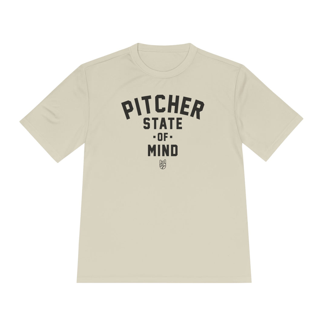 Pitcher State Of Mind Dry Fit Tee - Rake Baseball Company - RAKE BASEBALL | BASEBALL T-SHIRT | BASEBALL CLOTHING | GOOD VIBES ONLY