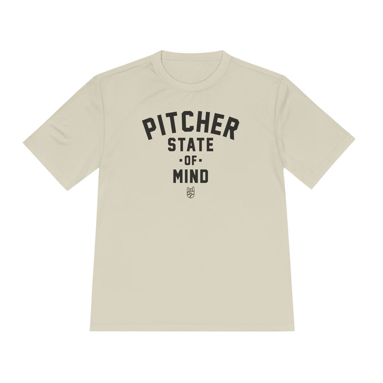 Pitcher State Of Mind Dry Fit Tee - Rake Baseball Company - RAKE BASEBALL | BASEBALL T-SHIRT | BASEBALL CLOTHING | GOOD VIBES ONLY