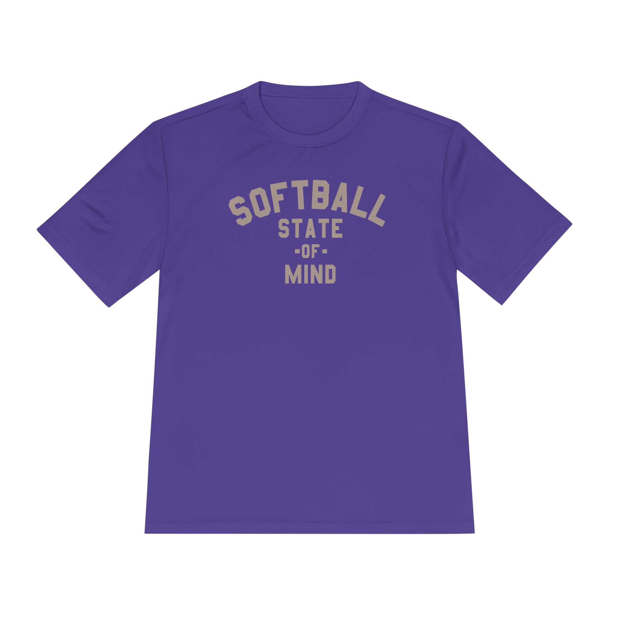 Softball State of Mind Dry Fit Tee - Rake Baseball Company - RAKE BASEBALL | BASEBALL T-SHIRT | BASEBALL CLOTHING | GOOD VIBES ONLY