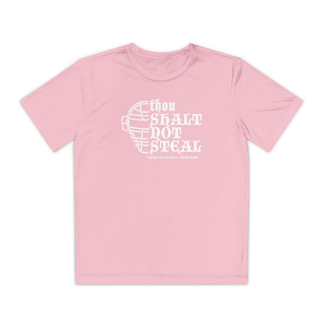 Kids Thou Shalt Not Steal Fit Tee - Rake Baseball Company - RAKE BASEBALL | BASEBALL T-SHIRT | BASEBALL CLOTHING | GOOD VIBES ONLY
