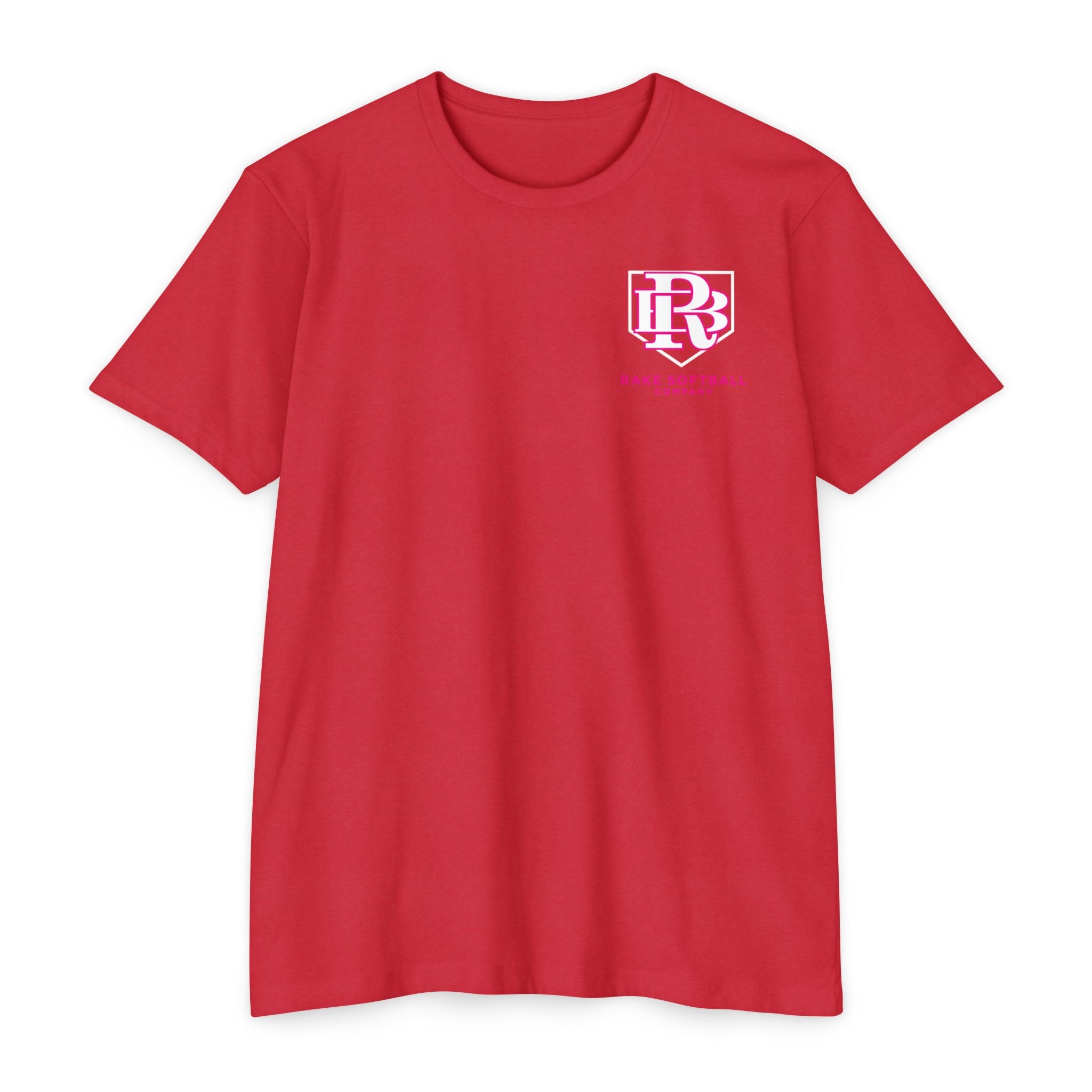 RB Homeplate Softball Tee - Rake Baseball Company - RAKE BASEBALL | BASEBALL T-SHIRT | BASEBALL CLOTHING | GOOD VIBES ONLY