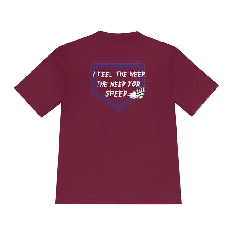 Rake Need For Speed Tee Dry Fit Tee - Rake Baseball Company - RAKE BASEBALL | BASEBALL T-SHIRT | BASEBALL CLOTHING | GOOD VIBES ONLY