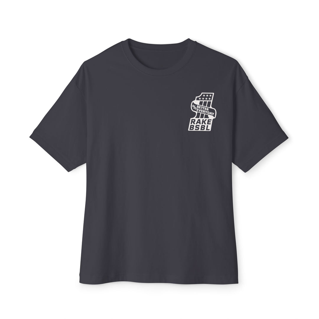 One Percent Better Oversized Tee