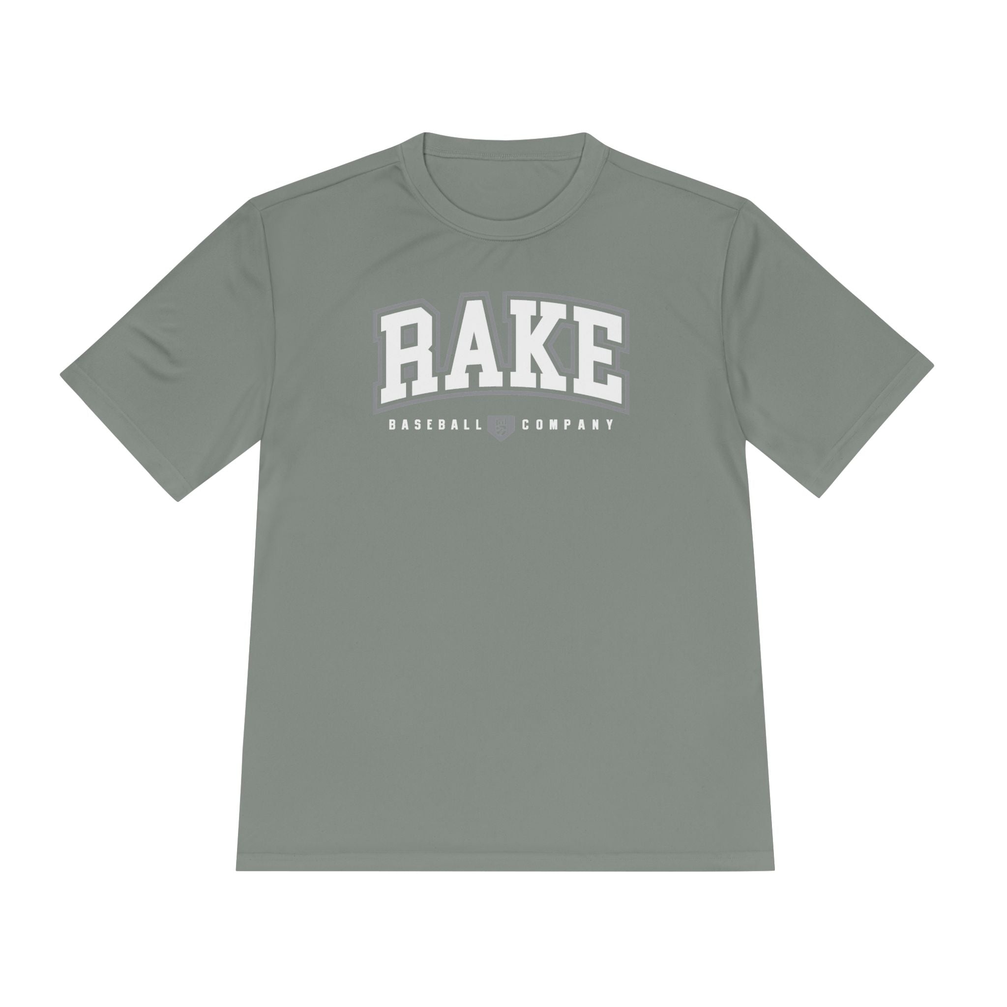 Rake Collegiate Baseball Dry Fit Tee - Rake Baseball Company - RAKE BASEBALL | BASEBALL T-SHIRT | BASEBALL CLOTHING | GOOD VIBES ONLY