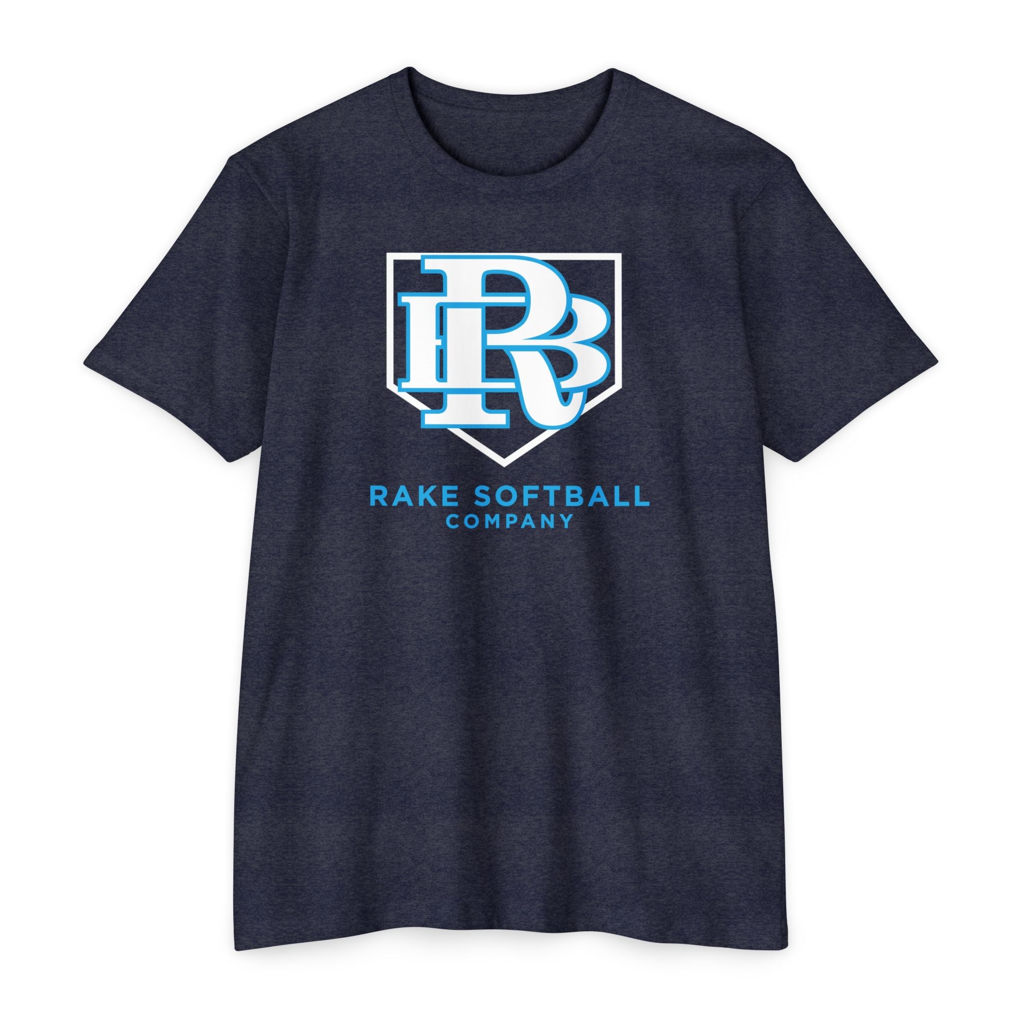 RB Homeplate Softball Tee - Rake Baseball Company - RAKE BASEBALL | BASEBALL T-SHIRT | BASEBALL CLOTHING | GOOD VIBES ONLY