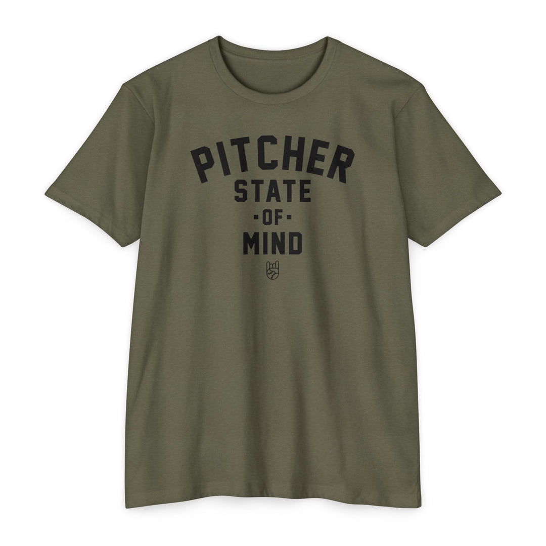 Pitcher State of Mind Tee - Rake Baseball Company - RAKE BASEBALL | BASEBALL T-SHIRT | BASEBALL CLOTHING | GOOD VIBES ONLY