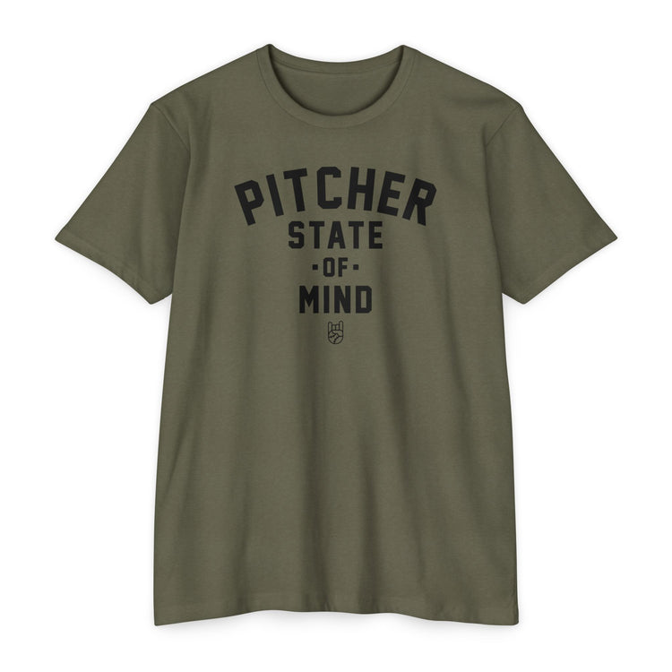 Pitcher State of Mind Tee - Rake Baseball Company - RAKE BASEBALL | BASEBALL T-SHIRT | BASEBALL CLOTHING | GOOD VIBES ONLY