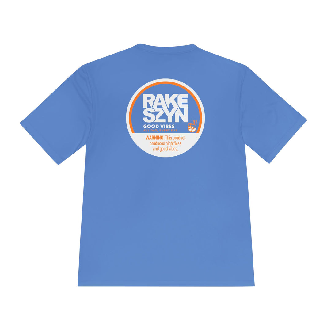 Rake SZYN Dry Fit Tee - Rake Baseball Company - RAKE BASEBALL | BASEBALL T-SHIRT | BASEBALL CLOTHING | GOOD VIBES ONLY