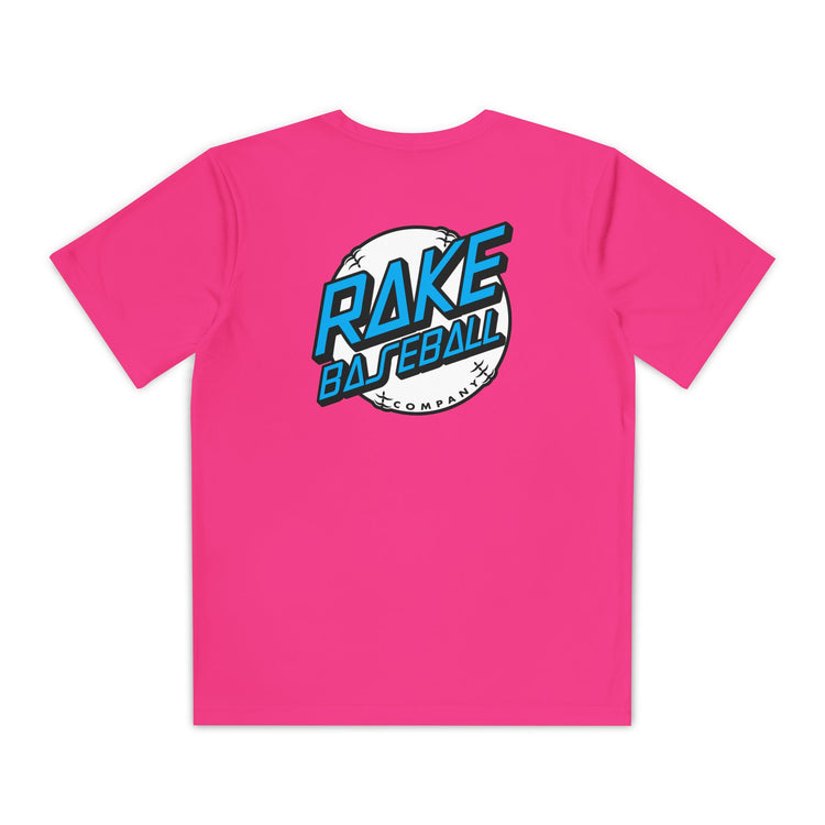 Kids Rake Dot Dry Fit Tee - Rake Baseball Company - RAKE BASEBALL | BASEBALL T-SHIRT | BASEBALL CLOTHING | GOOD VIBES ONLY