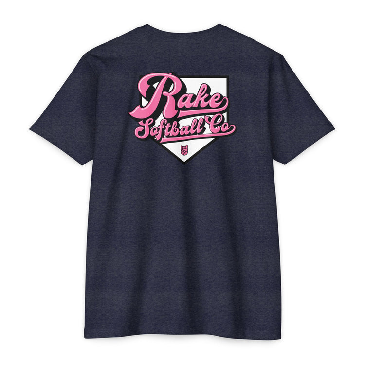 Rake Softball Co. Tee - Rake Baseball Company - RAKE BASEBALL | BASEBALL T-SHIRT | BASEBALL CLOTHING | GOOD VIBES ONLY