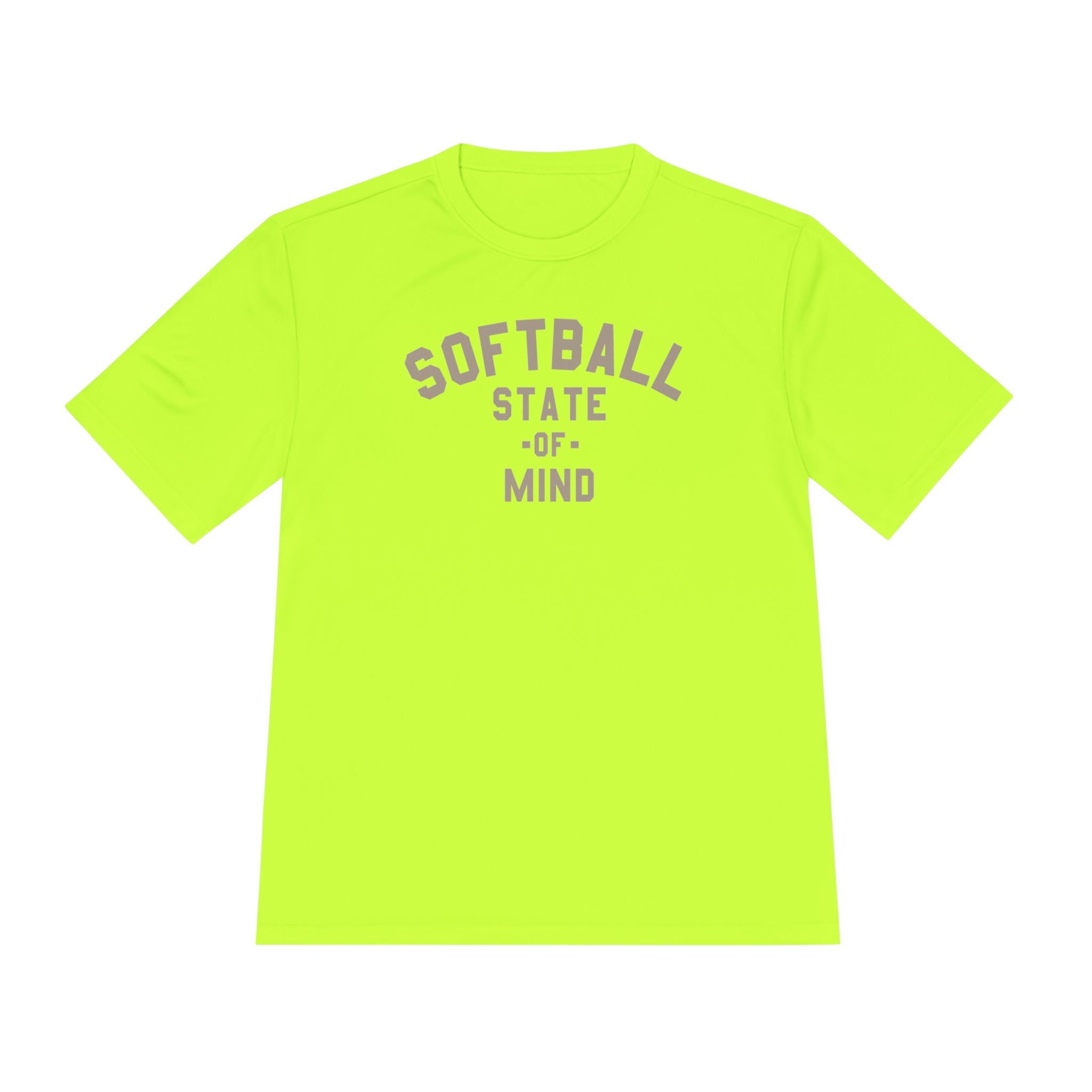 Softball State of Mind Dry Fit Tee - Rake Baseball Company - RAKE BASEBALL | BASEBALL T-SHIRT | BASEBALL CLOTHING | GOOD VIBES ONLY