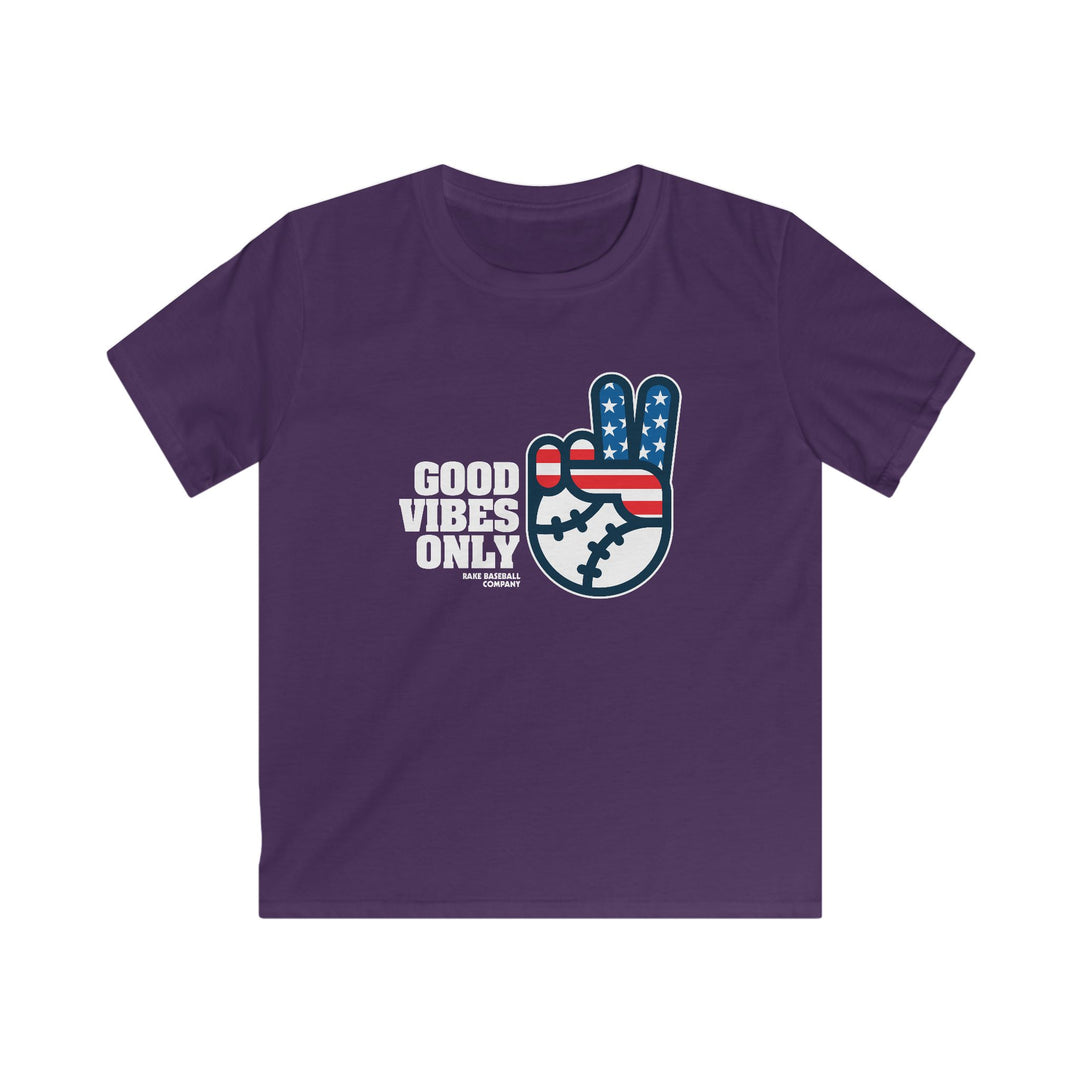 Kids Good Vibes Only Stars and Stripes Tee