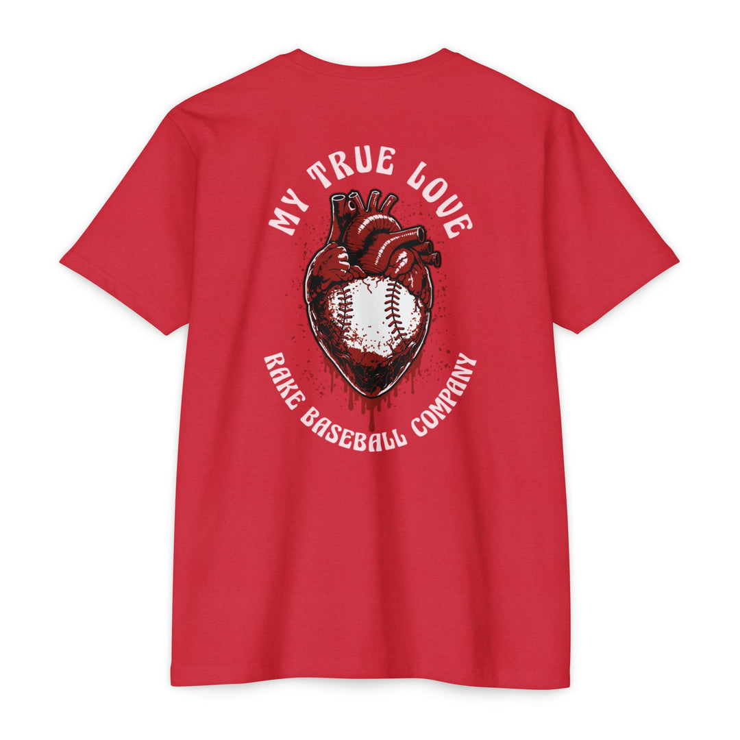 My True Love Baseball Tee - Rake Baseball Company - RAKE BASEBALL | BASEBALL T-SHIRT | BASEBALL CLOTHING | GOOD VIBES ONLY