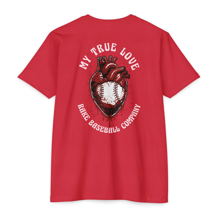 My True Love Baseball Tee - Rake Baseball Company - RAKE BASEBALL | BASEBALL T-SHIRT | BASEBALL CLOTHING | GOOD VIBES ONLY