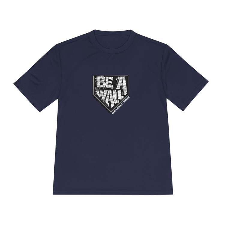 Be A Wall Catchers Dry Fit Tee - Rake Baseball Company - RAKE BASEBALL | BASEBALL T-SHIRT | BASEBALL CLOTHING | GOOD VIBES ONLY