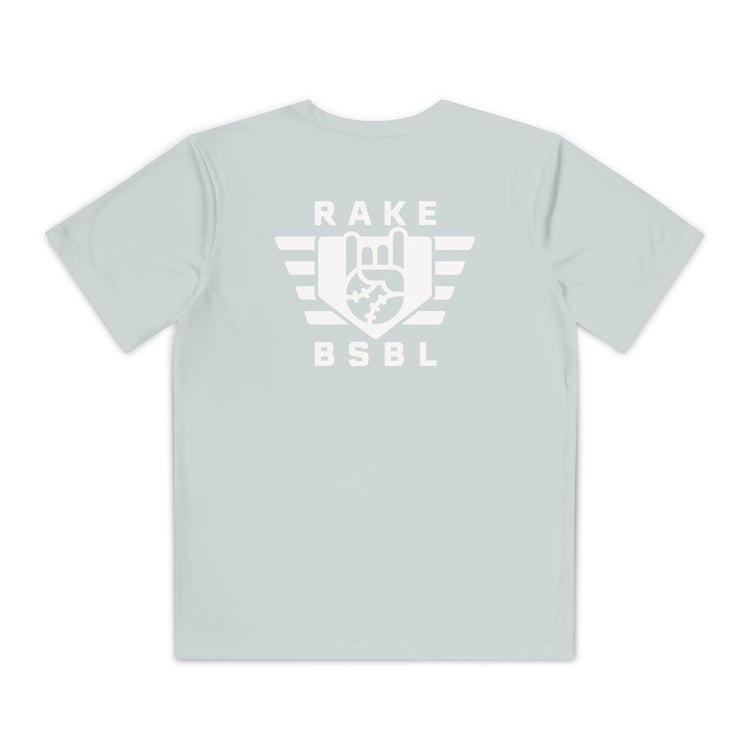 Kids Rake Flag Dry Fit Tee - Rake Baseball Company - RAKE BASEBALL | BASEBALL T-SHIRT | BASEBALL CLOTHING | GOOD VIBES ONLY