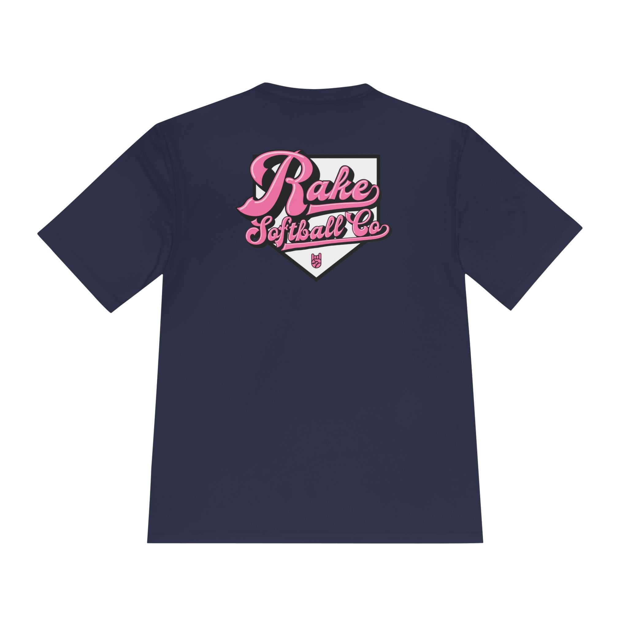 Rake Softball Co. Dry Fit Tee - Rake Baseball Company - RAKE BASEBALL | BASEBALL T-SHIRT | BASEBALL CLOTHING | GOOD VIBES ONLY