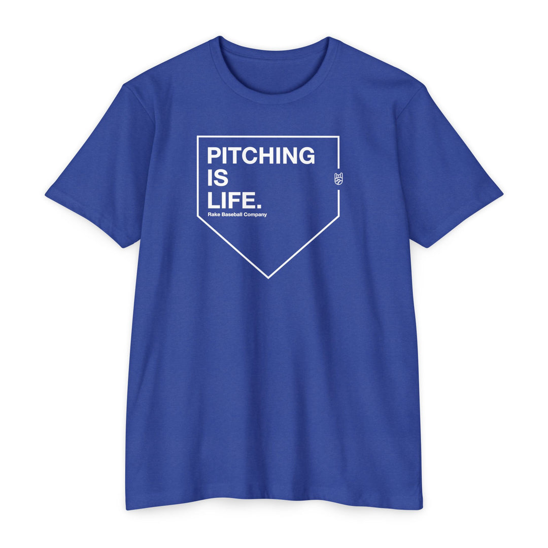 Pitching is Life Baseball Tee