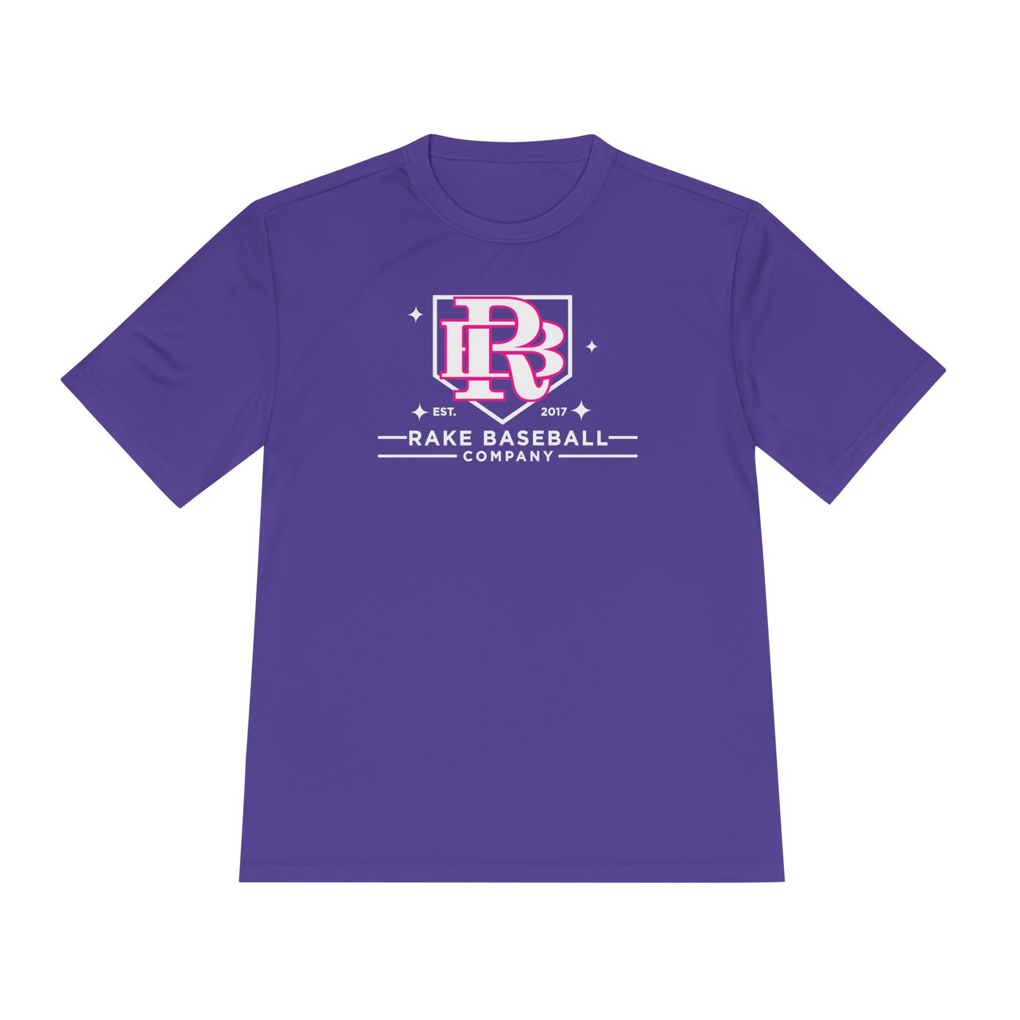 Rake Baseball Homeplate Tee Dry Fit Tee - Rake Baseball Company - RAKE BASEBALL | BASEBALL T-SHIRT | BASEBALL CLOTHING | GOOD VIBES ONLY
